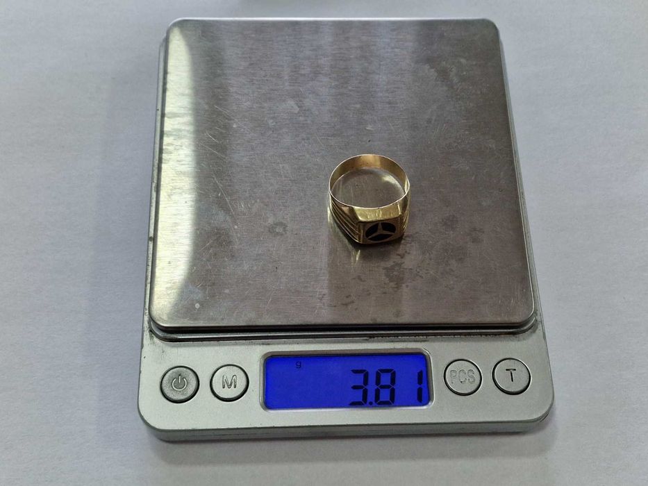 Мъжки златен пръстен 14К 585 / 3,81 гр.