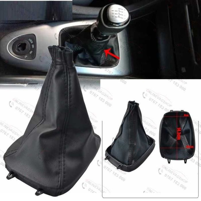 Nuca piele cu manson schimbator Saab 9-3 cu 5 sau 6 viteze