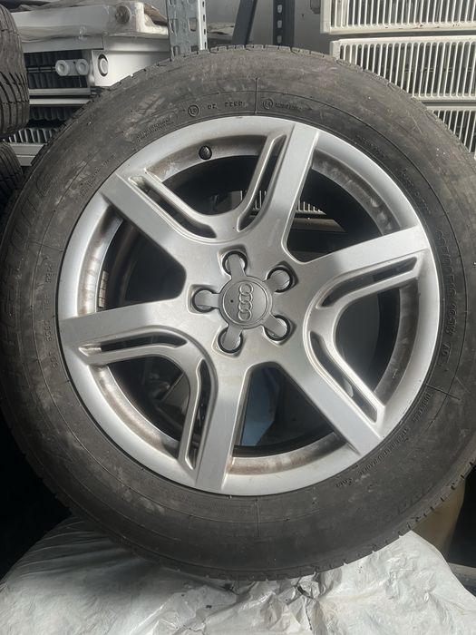 Jante originale Audi Q5 R18 5x112 ET39 cu anvelope 235/60 R18