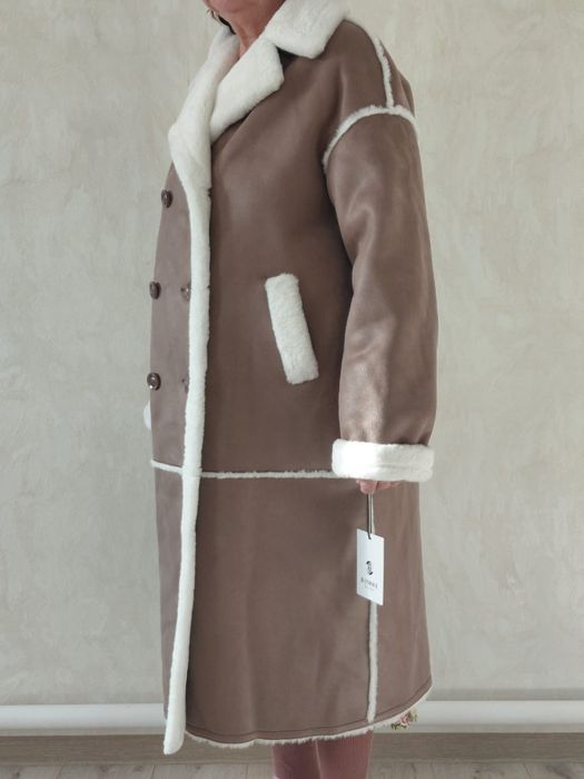 Дубленка женская размер 54