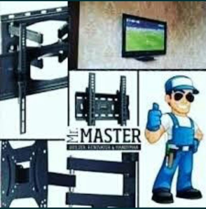 Установка телевизоры кронштейн