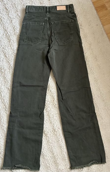 Дънки Mango Khaki Green | Висока талия | Размер XS/S