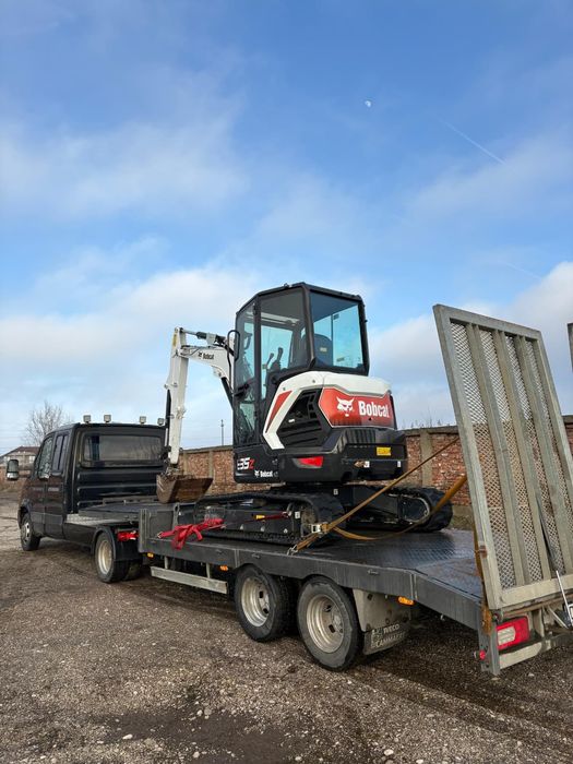 MINITIR Iveco 12T Ansamblu Transport Utilaje