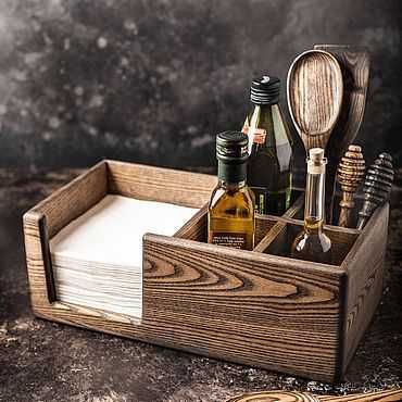 Салфетница, диспенсер, минажница, для специй в кафе и рестораны с лого