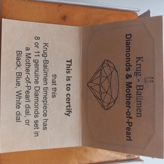 Часовник Krug-Baumen Diamond