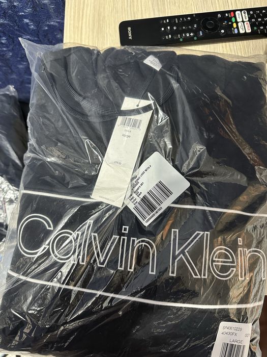 Толстовка худи Calvin Klein logo hoodie. p-L.