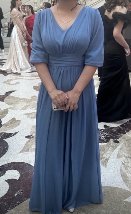 вечернее платье с блестками