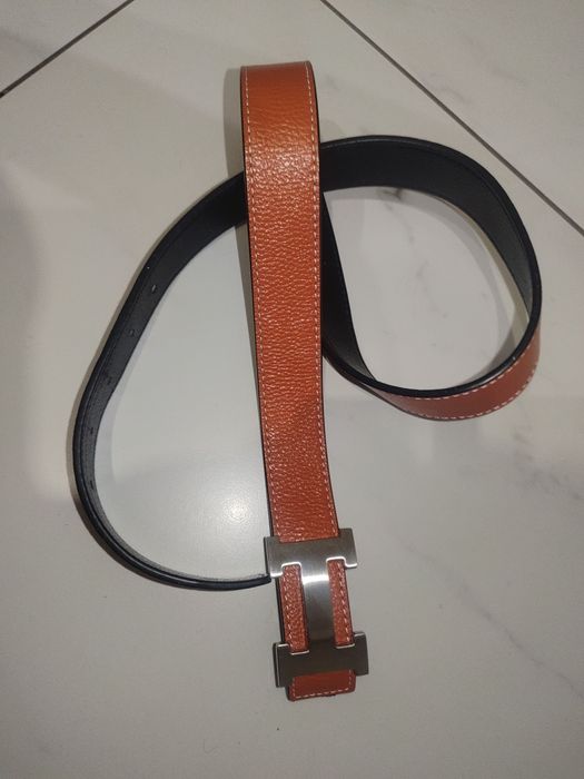 Ремень Hermes двусторонний ре-пл-и-ка.