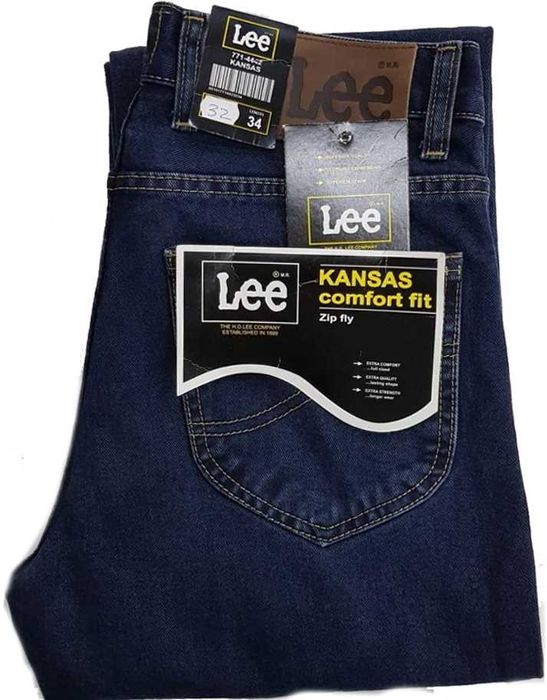 Джинсы "Rifle" и "Lee" (плотный деним трёх оттенков)