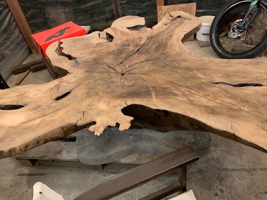 Маса от орех, бар плотове