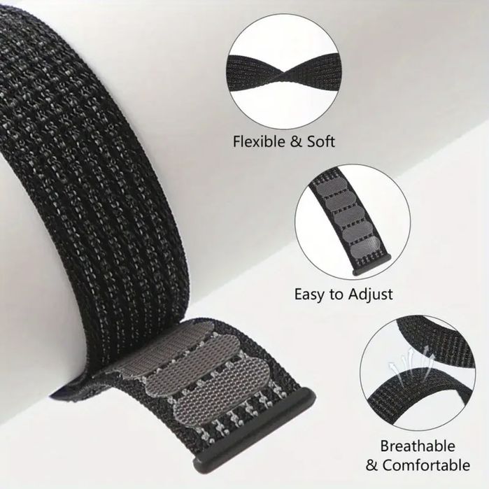 Set 10  curele textile ceas 22mm pentru smart xiaomi samsung huawei ga