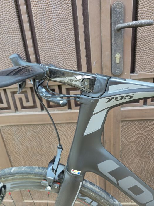 Висок Клас Карбонов Шосеен велосипед XL Look 795 Full Carbon 2x11 Ultegra Електронен Монтаж Пълен комплект документация