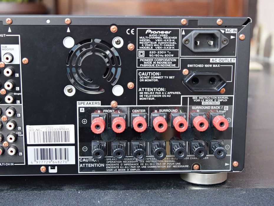 Amplificator 7.1 Pioneer VSX-AX 3, AV Receiver