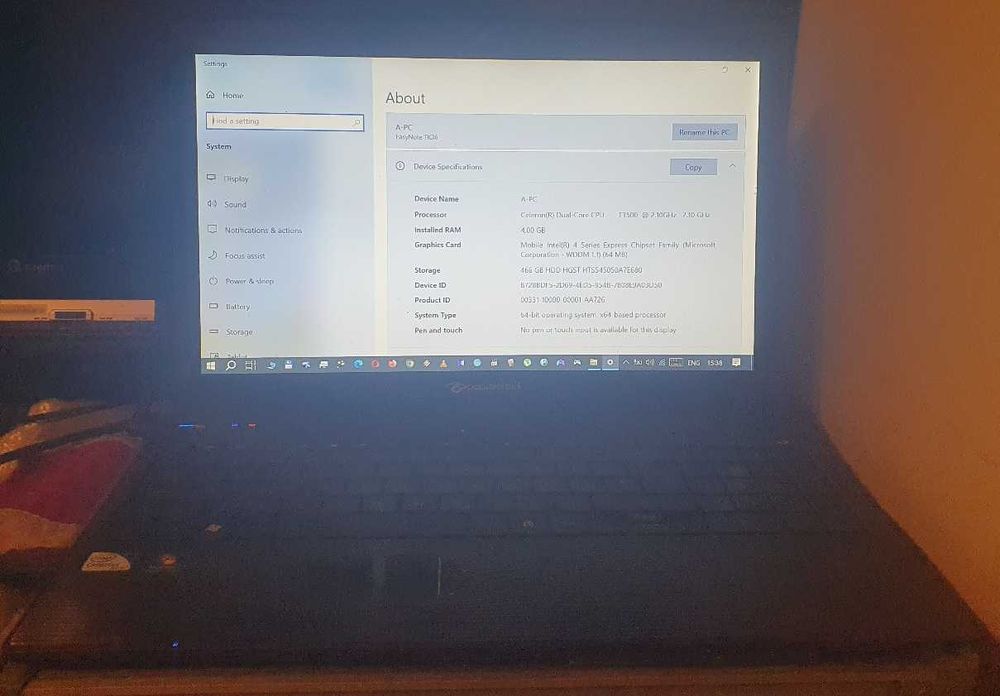 Laptop Notebook cu Windows 11 tiny si Windows 10 Pro 2026 instalate marca Lenovo IBM 3000 N200, Packard Bell EasyNote TK36, Hewlett Packard HP 620