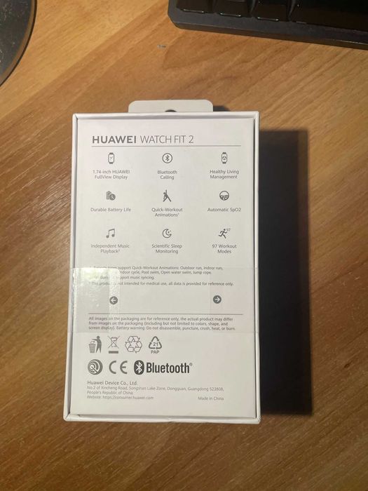 Ceas Smartwatch Huawei Watch Fit 2 Midnight Black NOU Sigilat