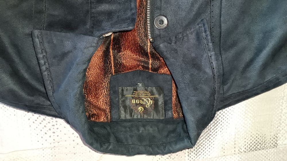 Мъжко палто XL от велур