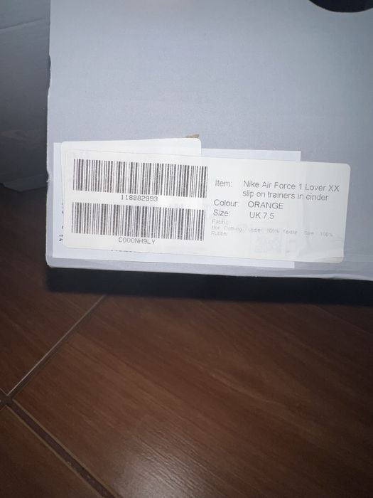 Papuci Air Force 1 lover xx Portocaliu
