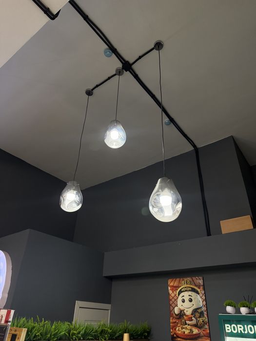 Люстра плафоны капли