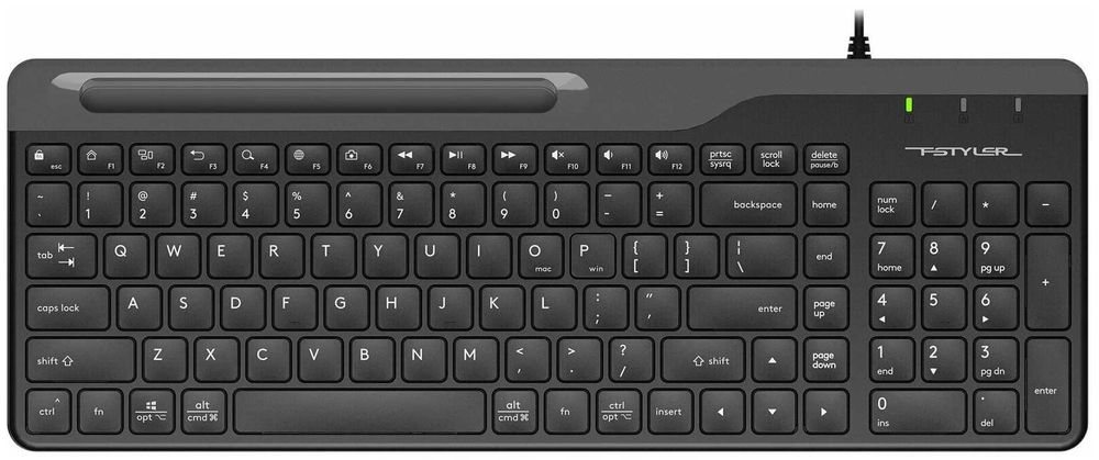 Клавиатура A4tech Fstyler FK25, БДС, черна