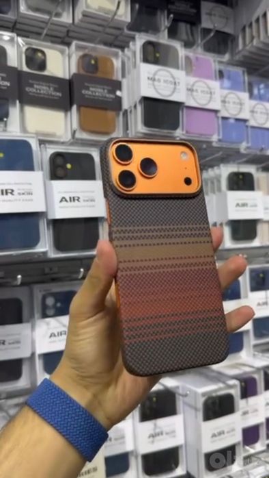Iphone madellari uchun Carbon org sifat chexollari