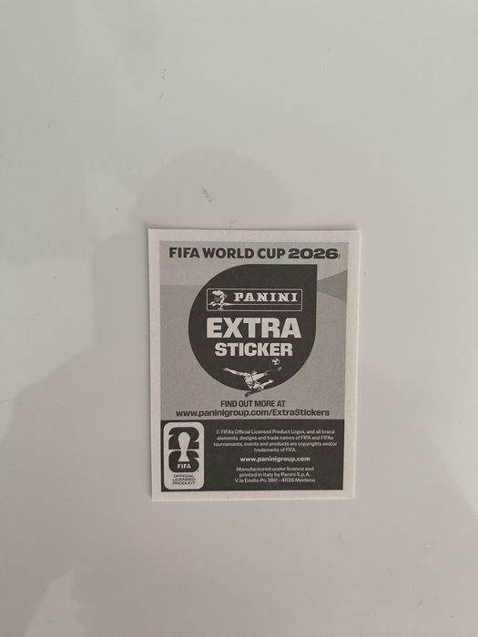 Extra sticker Achraf Hakimi silver