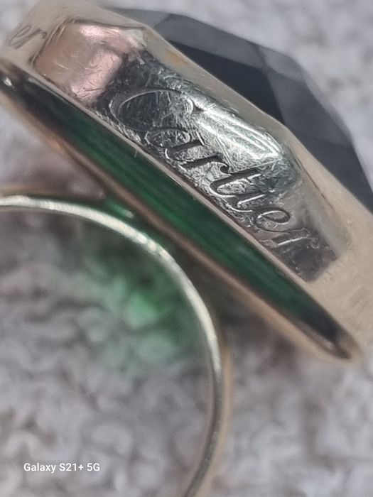 Vând inel Aur 14k model Cartier