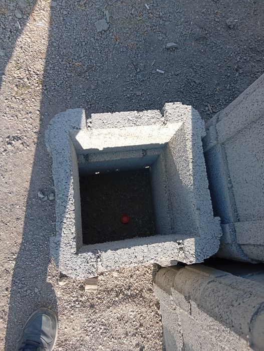 Аппарат пескаблокка шлака блока