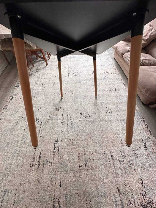 Гостиный стол с доп короткими ножками