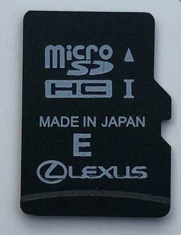 Ново Lexus 2025г Micro SD Card Europe Оригинална Навигационна Сд карта