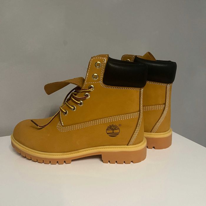 Ghete Timberland Mustar/Maro, Marime 44
