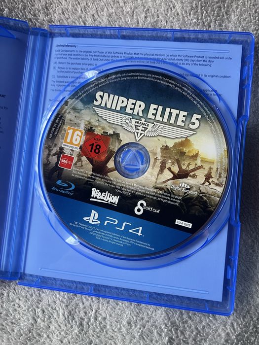 Игра Sniper Elite 5 PS4