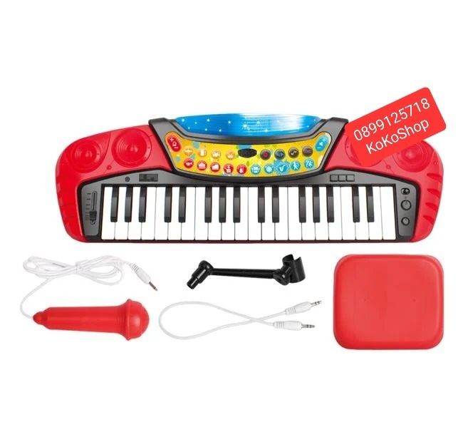 Детско пиано с микрофон и столче/детско пиано/пиано