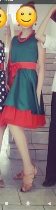 Стиляги яркое платье