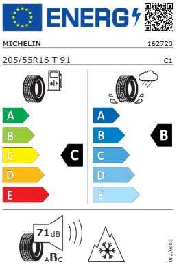Michelin 205/55R16 - Anvelope NOI, Garantie 24 Luni, Livrare Rapida!
