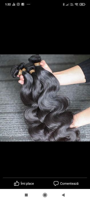 Afro hair extensii din par natural