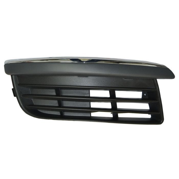 Grila bara fata Vw Jetta, Vw Golf V Variant 1K 2005-2010, Dreapta, capac proiector ceata fara decupaj, complet cu element cromat