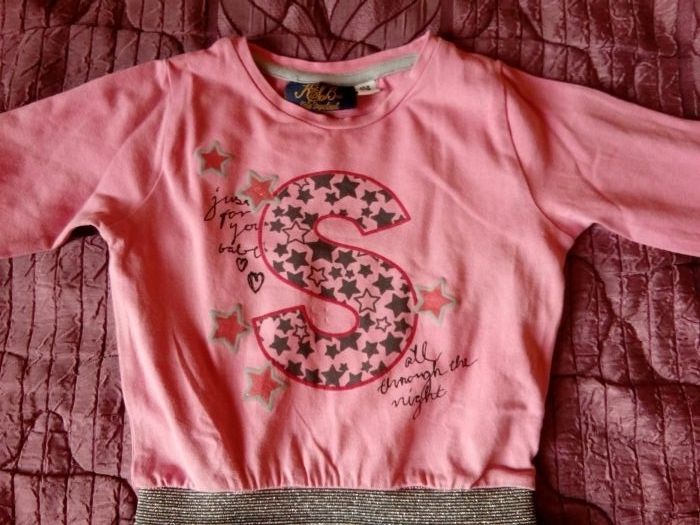 Детска рокличка за момиченце Knotly Bad - размер за 4 год.