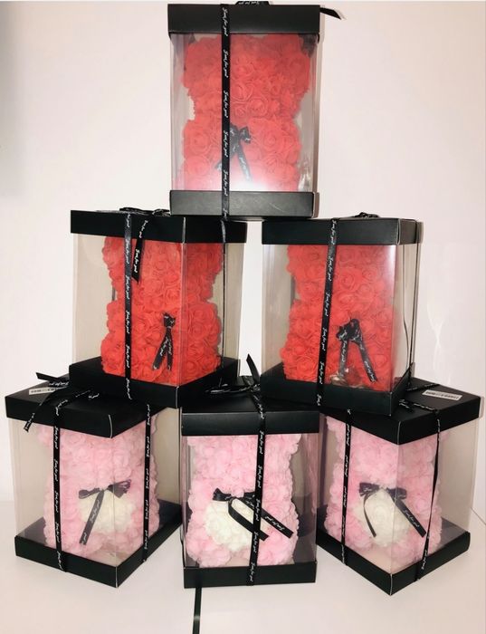 Ursuleti din trandafiri de spuma