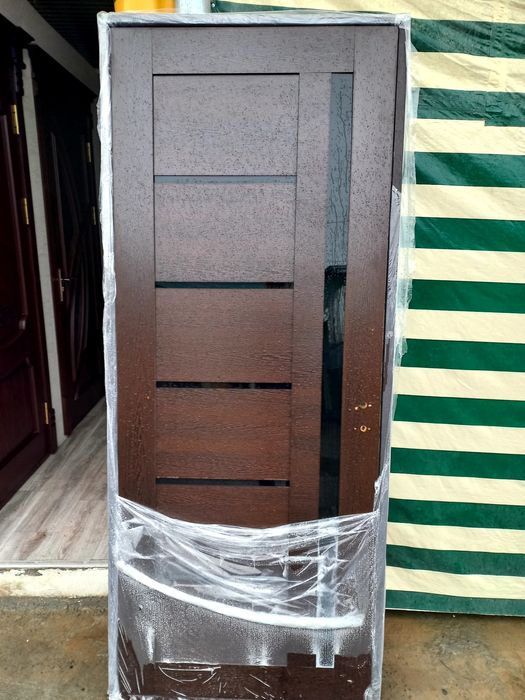 Готовые новые двери стиль хай тек с доставкой.