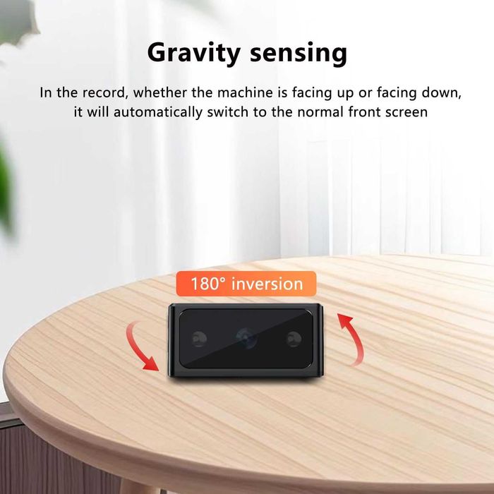 Мини скрита камера Full HD 1080P, нощно виждане, детекция на движение!