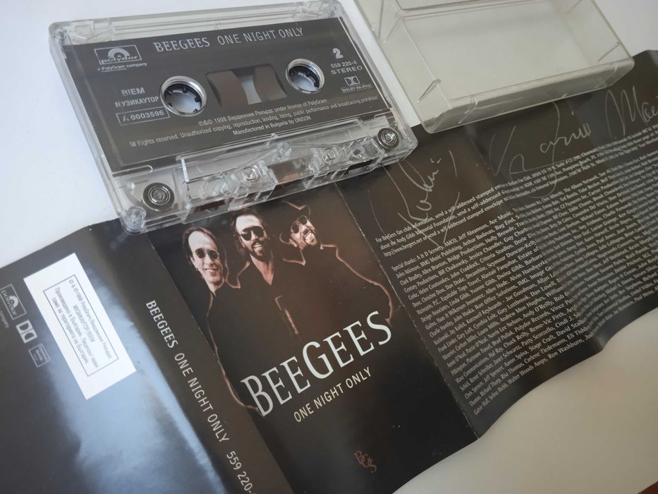Bee Gees ‎– One Night Only - оригинална аудио касета