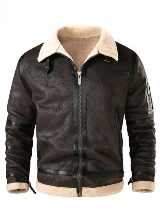 Кожено яке (еко кожа) размер S