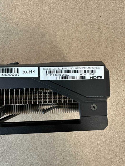 Нова видео карта Sapphire Pulse AMD Radeon VEGA56 8GB HBM2 2048bit