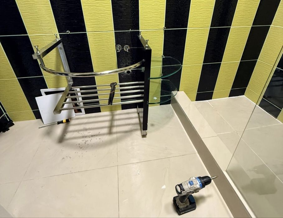 Lavoar sticla baterie si oglinda