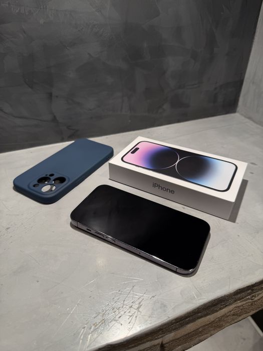 100%! КАТО  НОВ Iphone 14 Pro 256 GB Purple