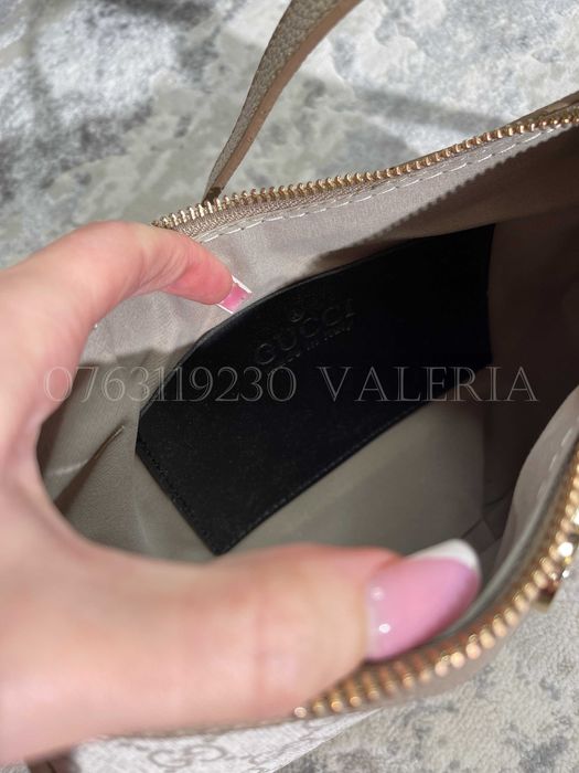 Geanta de mana - Piele Eco - imprimata / bej