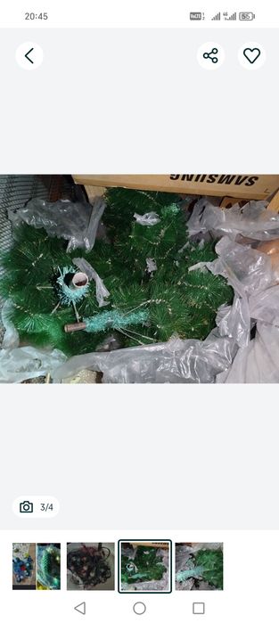 Елки, гирлянды и игрушки