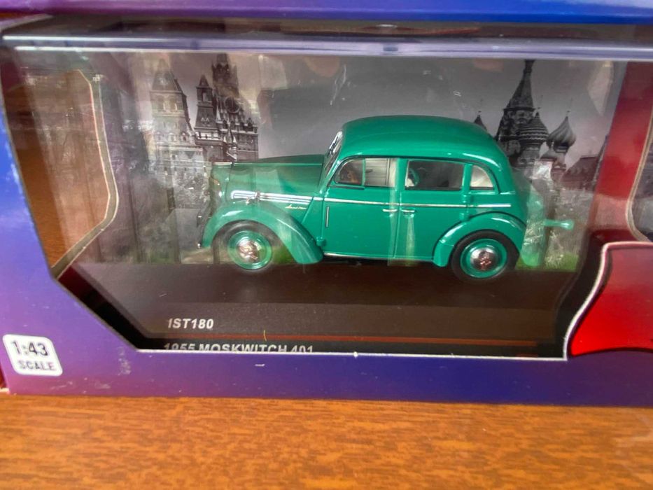 IST Models 1:43 Москвич ЗИМ Победа ГАЗ М20 Moskvich GAZ M20 ZIM умалени модели метал