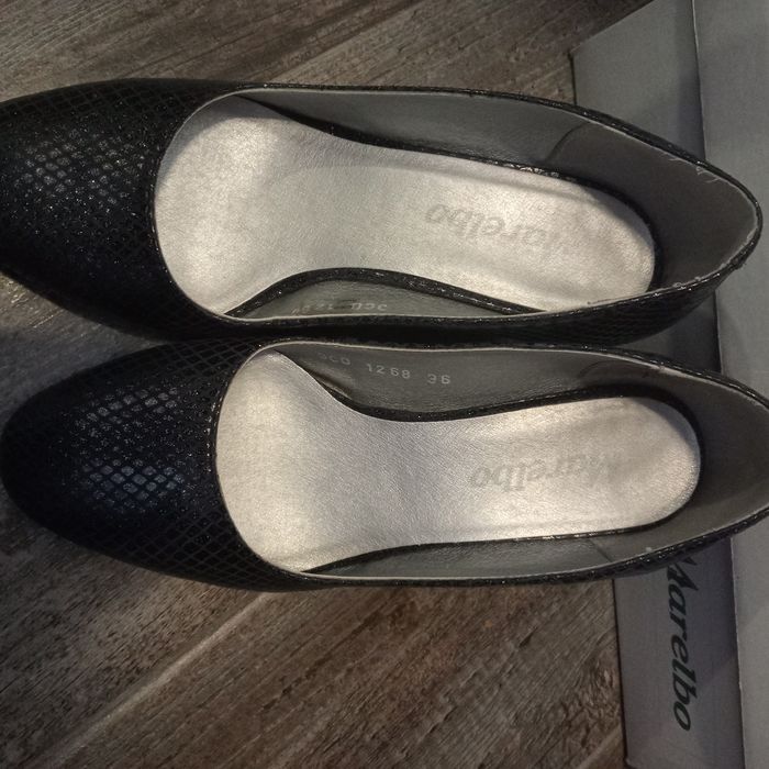 Pantofi dama Marelbo, piele,noi,nr.36