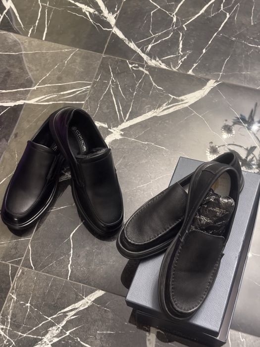 Продам кожаные туфли для парня